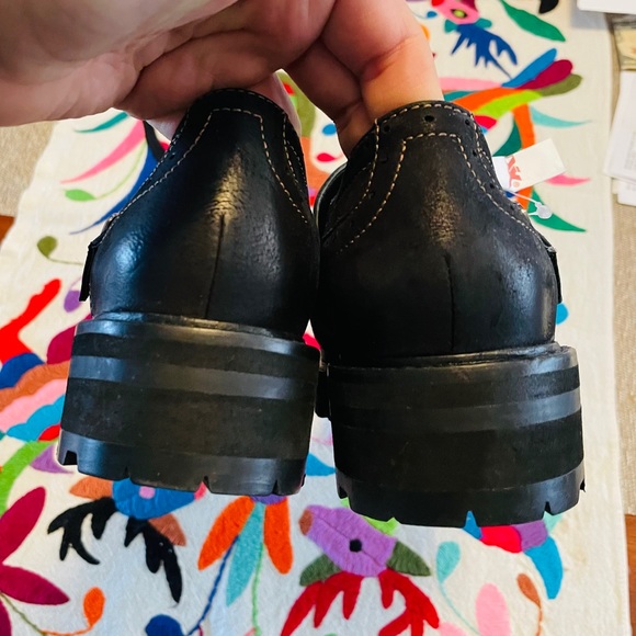 Free People Rare Black Oxford Shoes - Picture 8 of 12